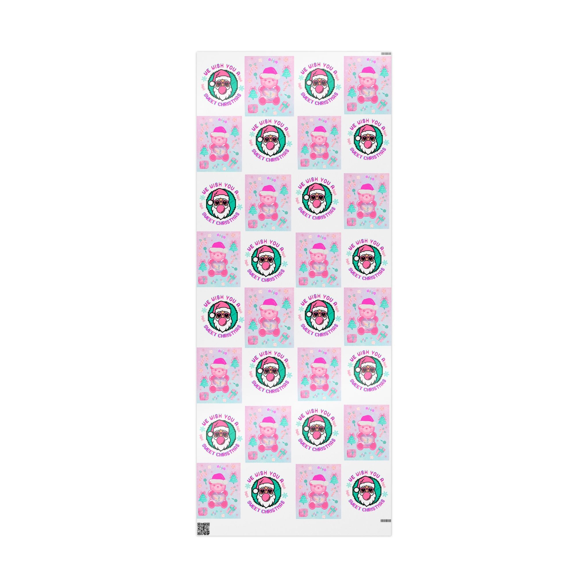 Sweet Christmas Wrapping Paper Roll — Ready to Roll, in Sweet Personalized Initial and Message