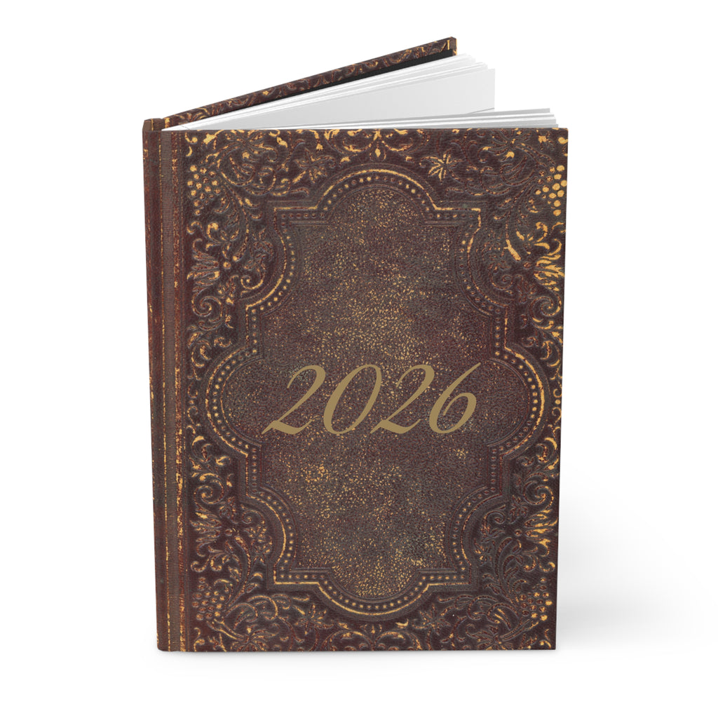 New Year 2026 Personalized Journal — Old World Matt cover, Unique gift ideas,