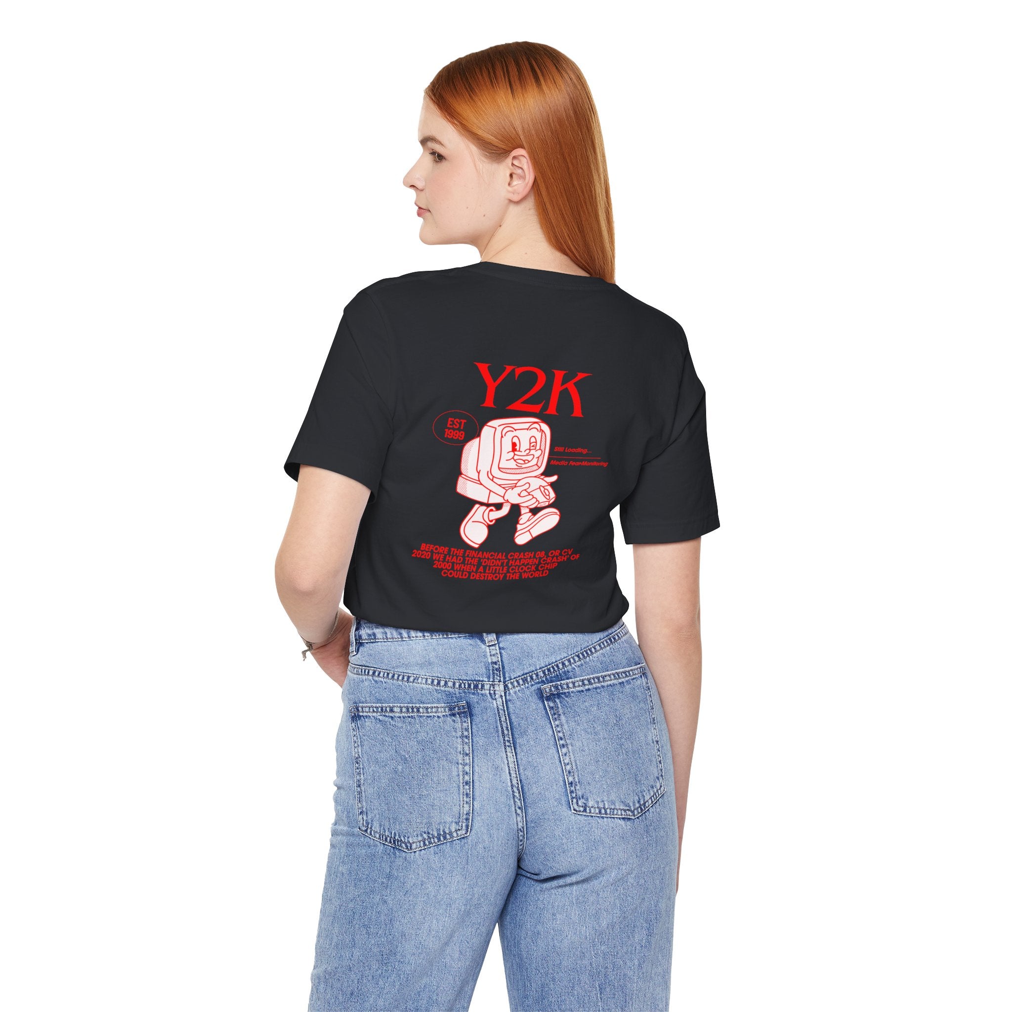 "Y2K NH"  Graphic Tee,  Retro 2000s Unisex, 5 colors