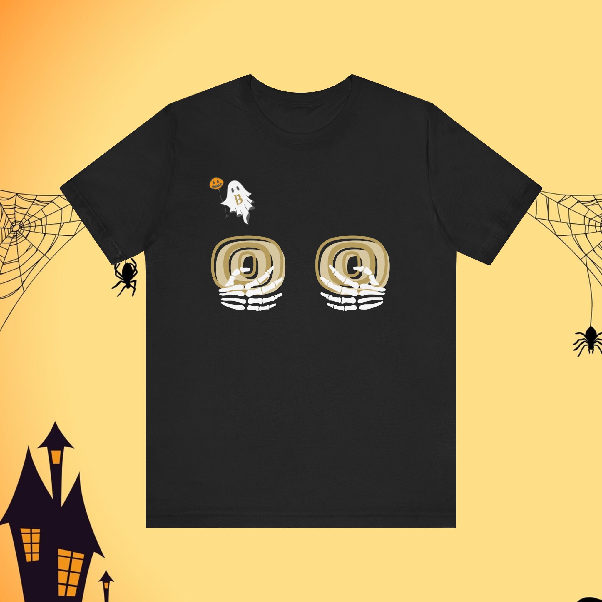 "Hold on to your Boo's" Halloween Ghost Unisex Tee, Funny Halloween