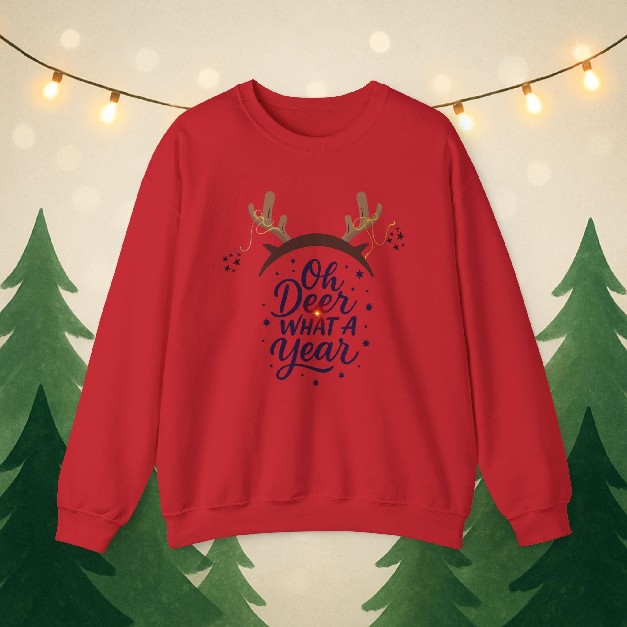 Funny Christmas Sweatshirt — Festive Holiday Crewneck for Him & Her