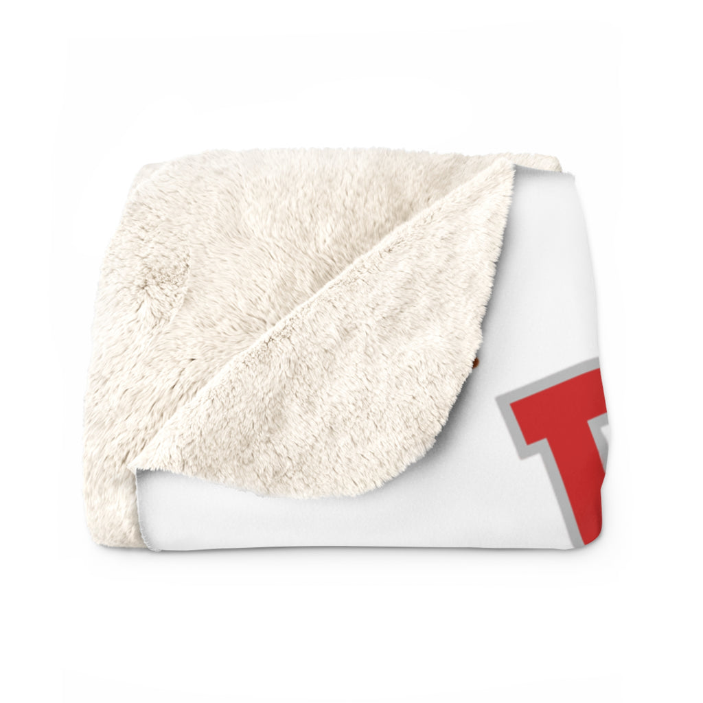 Personalized Holiday Dog Sherpa Blanket – "Foster Fail" custom design, Dog or Cat, 50% of profits support Animal Rescues