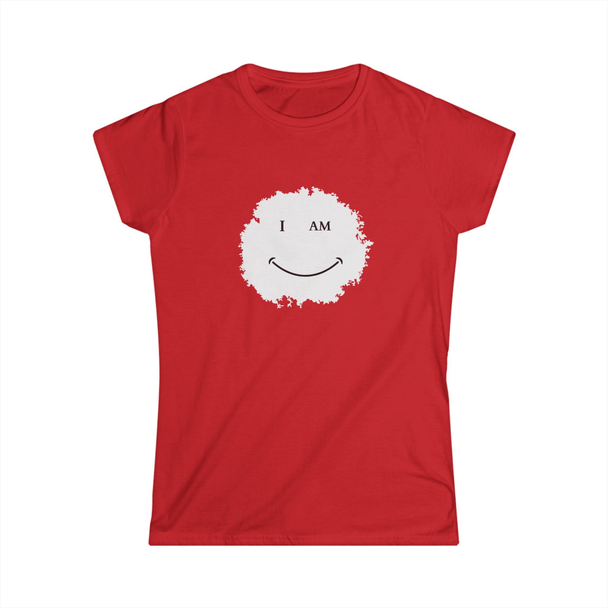 "I AM" Women’s Personalized Tee – Inspirational Quote Shirt, Front and Back Print, XS-4X