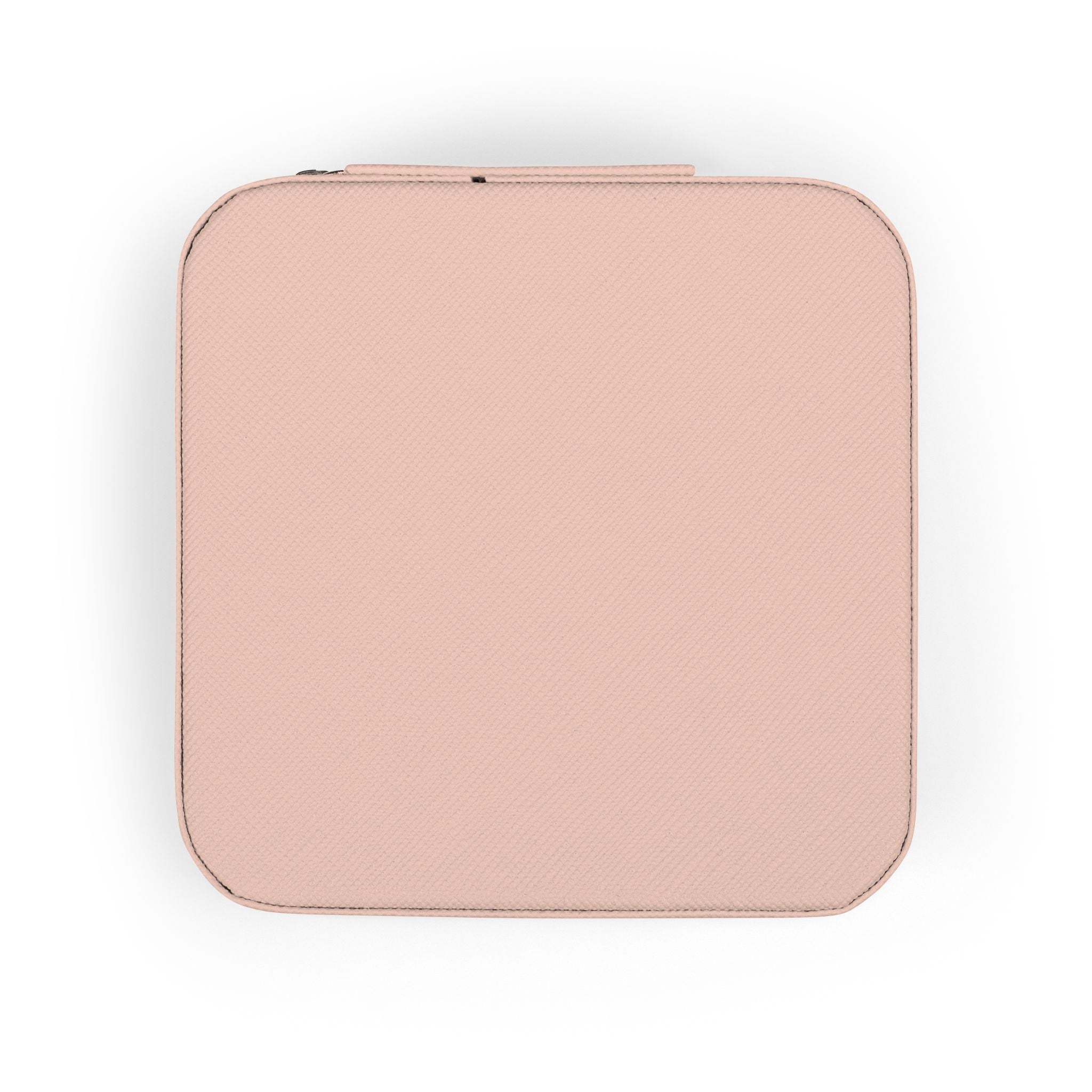 Personalized Monogram Travel Jewelry Case — Compact Organizer with Ring & Earring Compartments, Perfect Gift