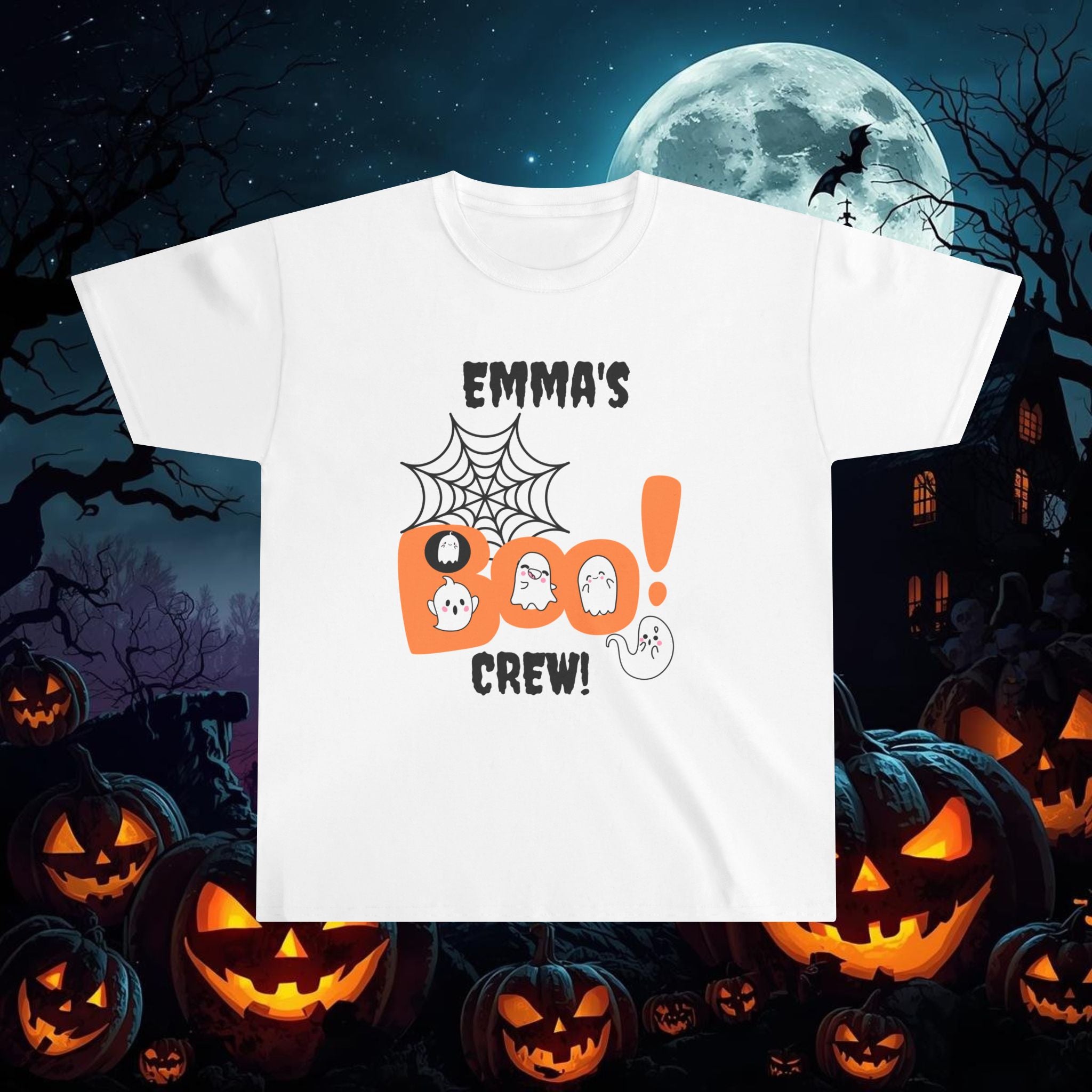 "Boo Crew" Kids Personalized Tee, Trick-or-Treat