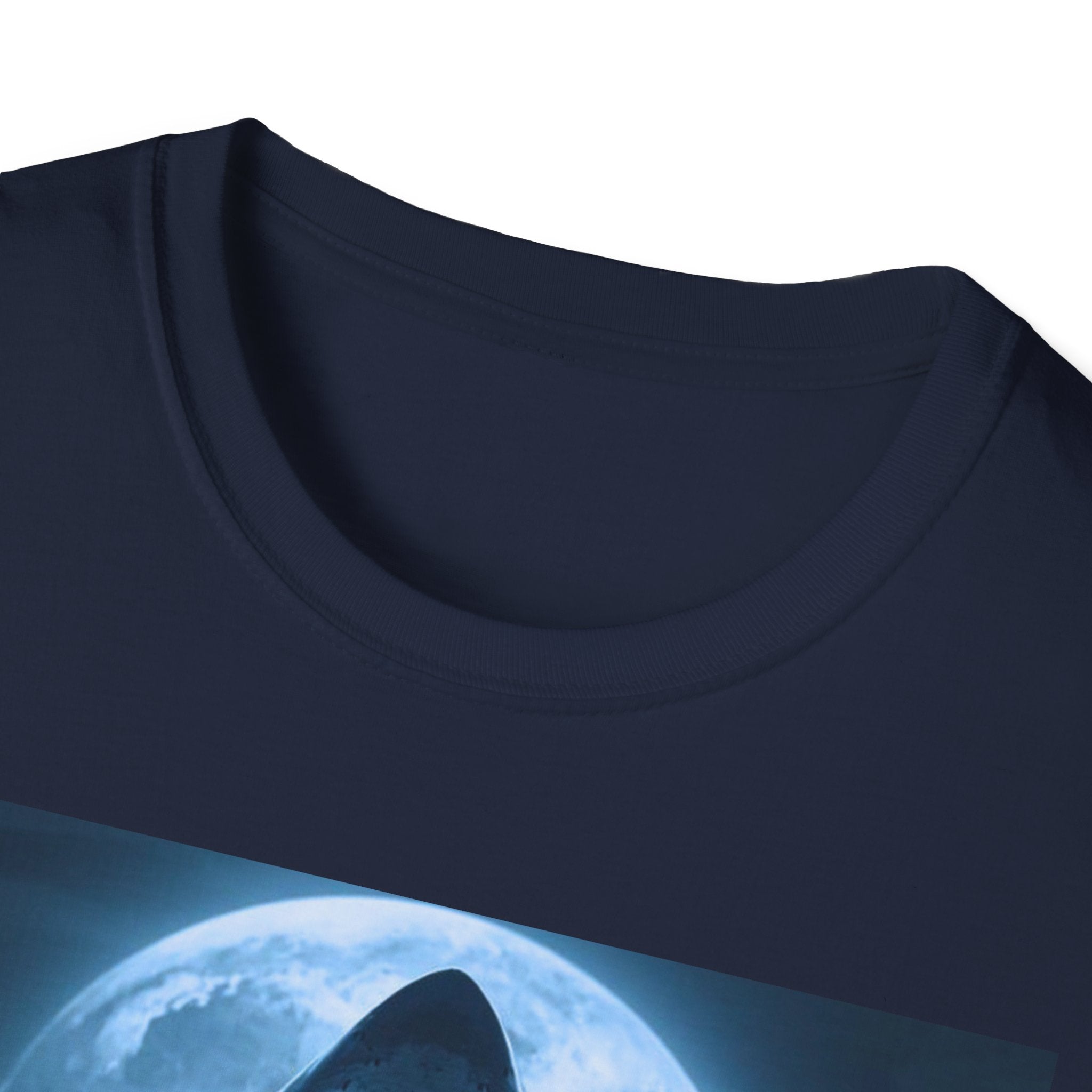 "Javs the Fubar Vampire"  Inspired Unisex Softstyle T-Shirt | Shark Fan Tee, Movie Night Shirt, Gift for Horror Lovers, Summer Casual Wear, Ocean Themed Apparel