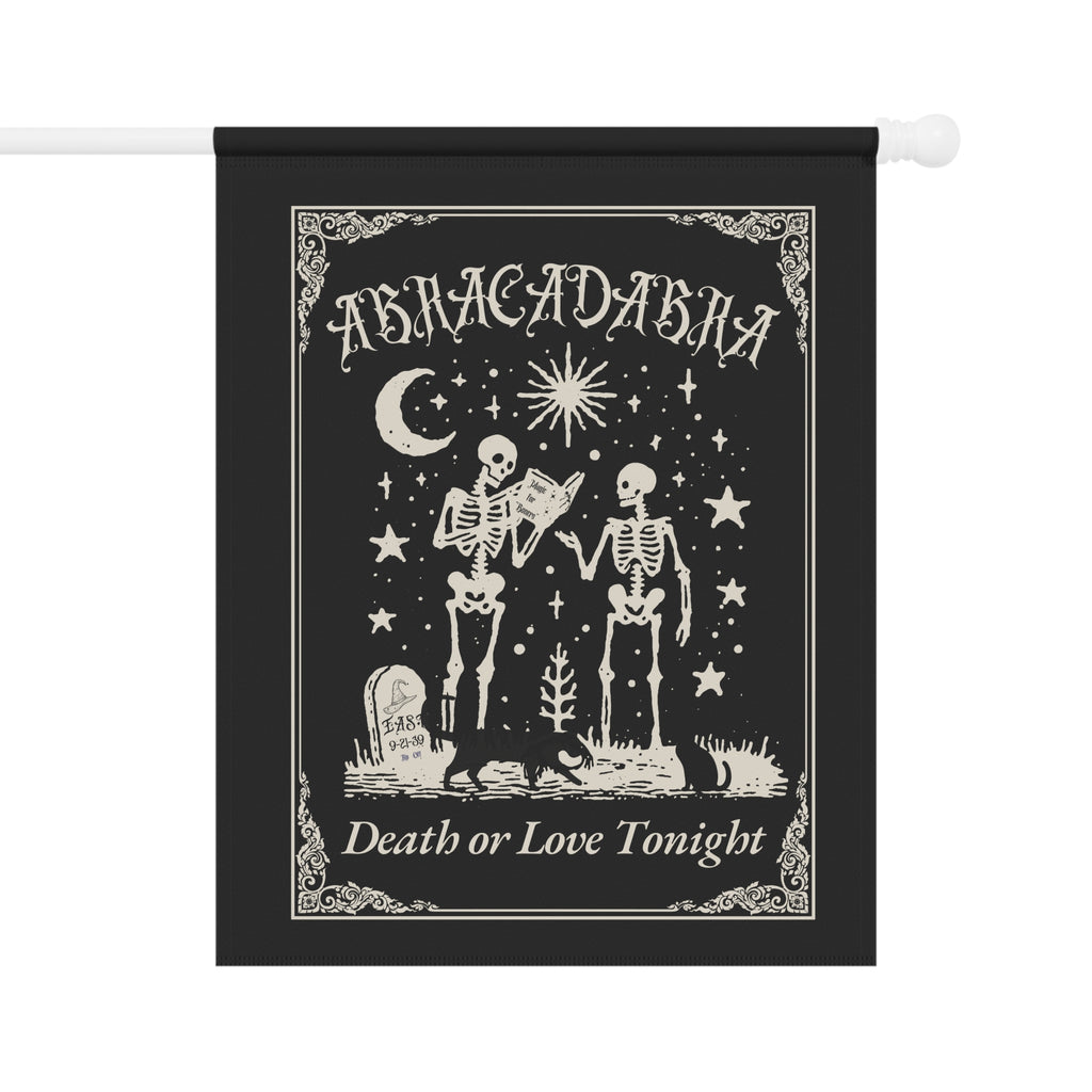 'Abracadabra" Spooky Garden Banner Halloween Decor Personalize