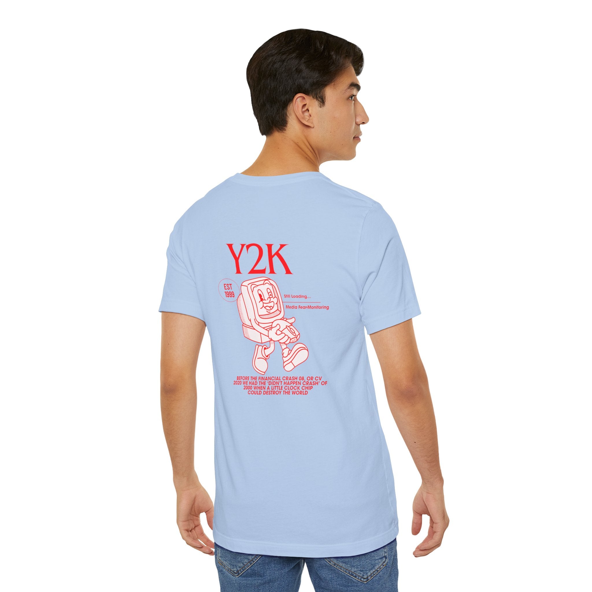 "Y2K NH"  Graphic Tee,  Retro 2000s Unisex, 5 colors