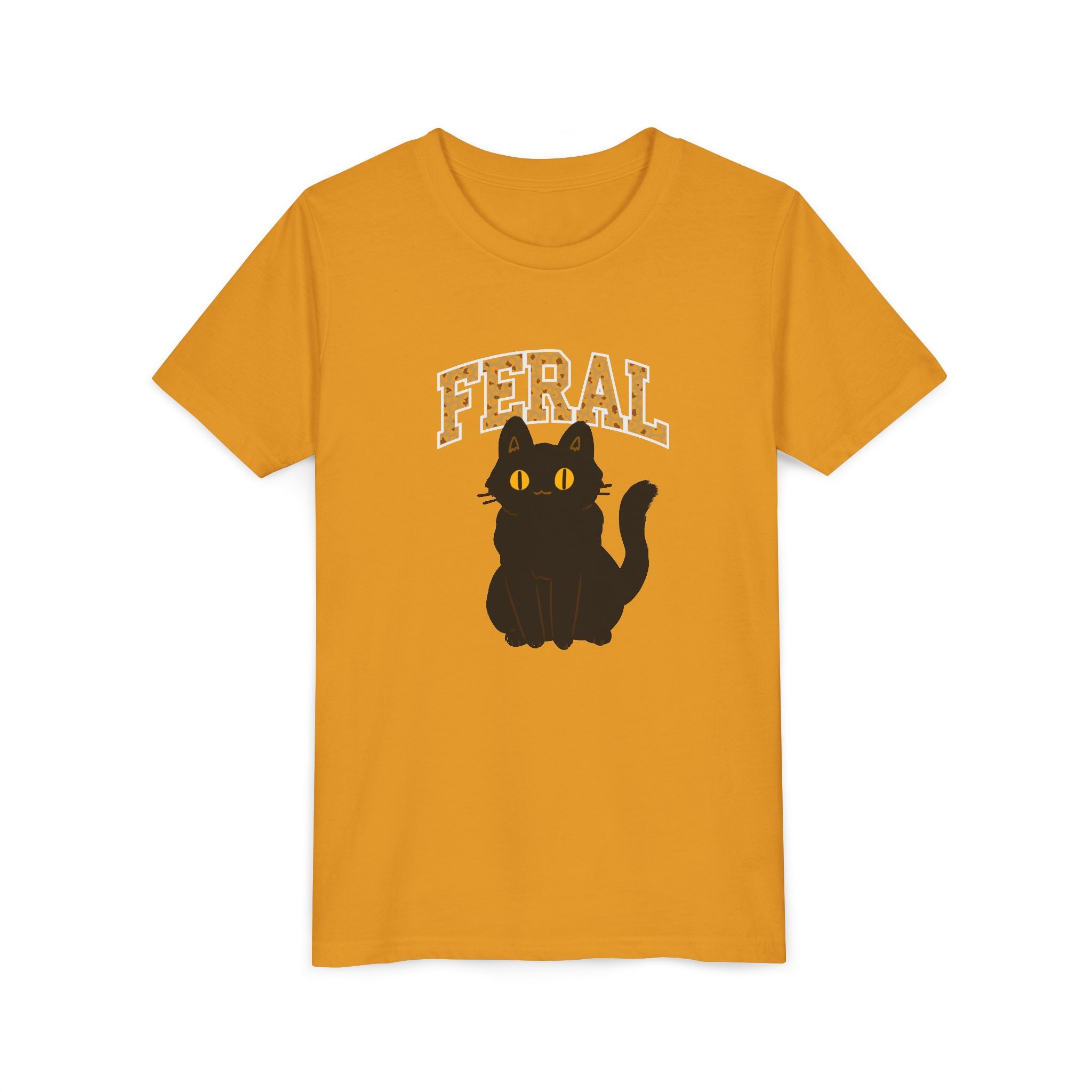 "Feral" Cat Youth Tee, Supporting Cat Rescuers