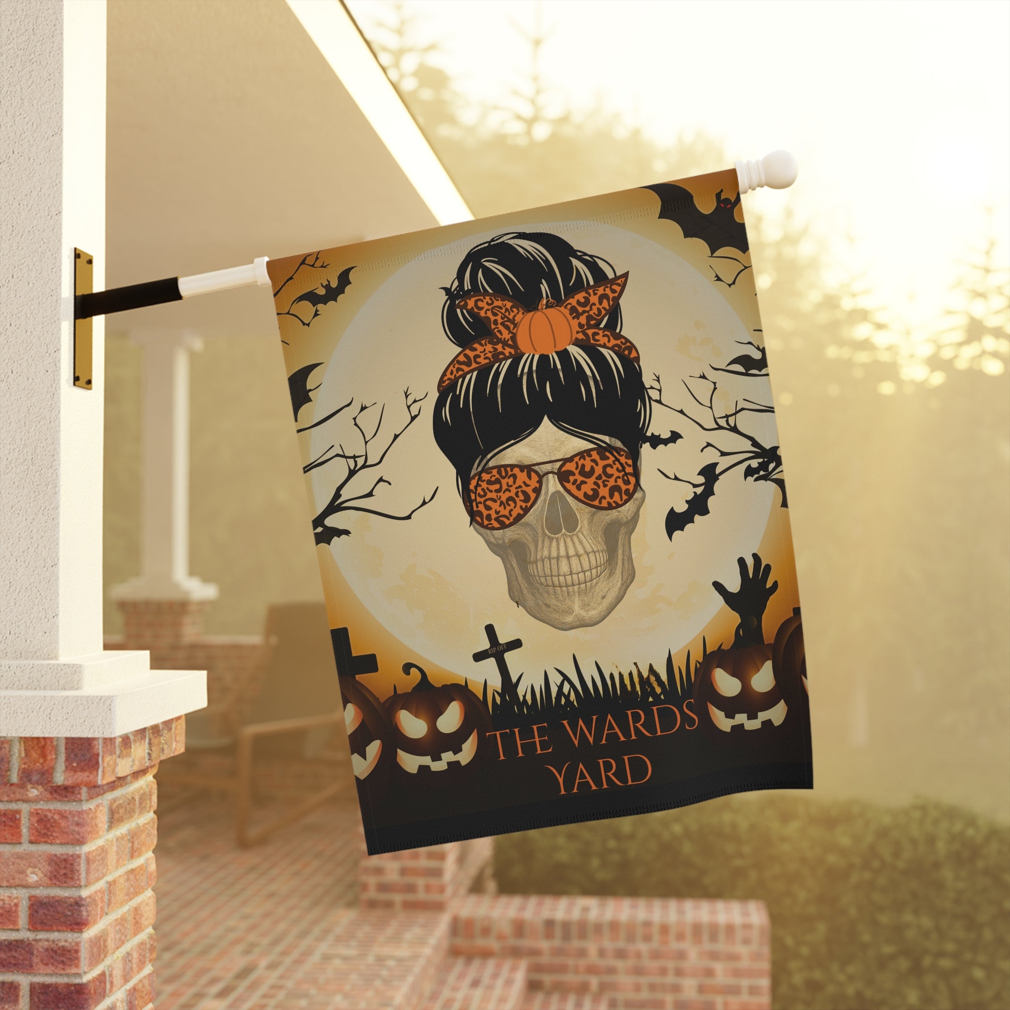 #Mumster, Halloween Spooky Yard Decor or Party Banner, Personalized, Supporting Feed America