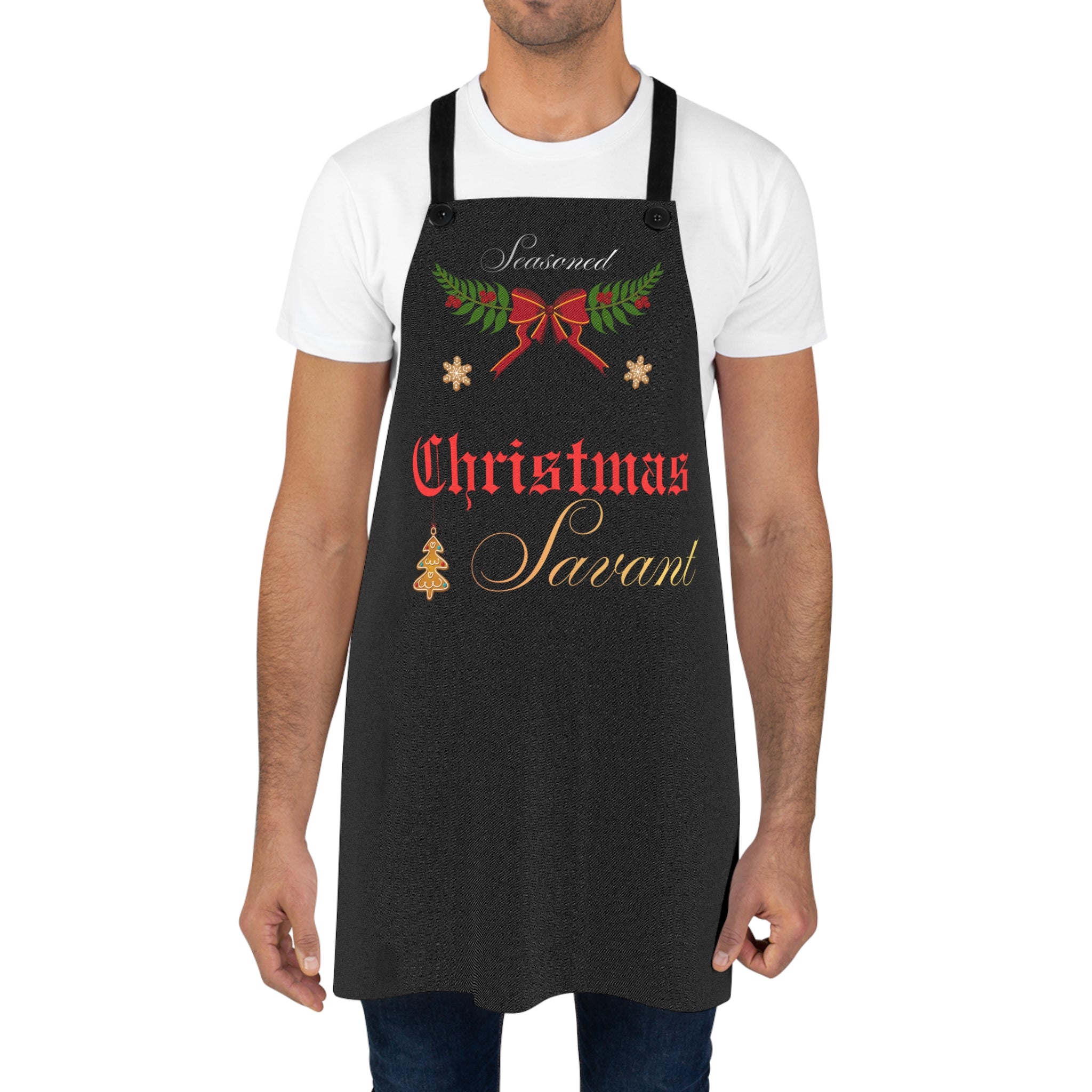Christmas Savant Apron — Hostess & Holiday Chef Gift, personalization available