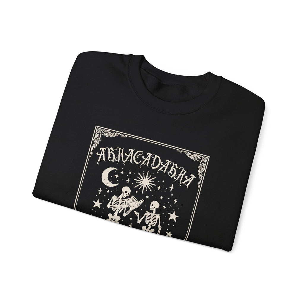 "Abracadabra" Make it So, Gothic Crewneck Sweatshirt, Halloween