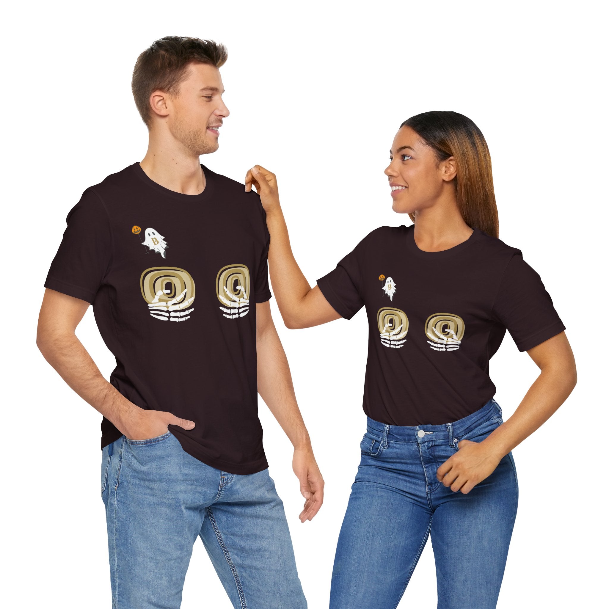 "Hold on to your Boo's" Halloween Ghost Unisex Tee, Funny Halloween