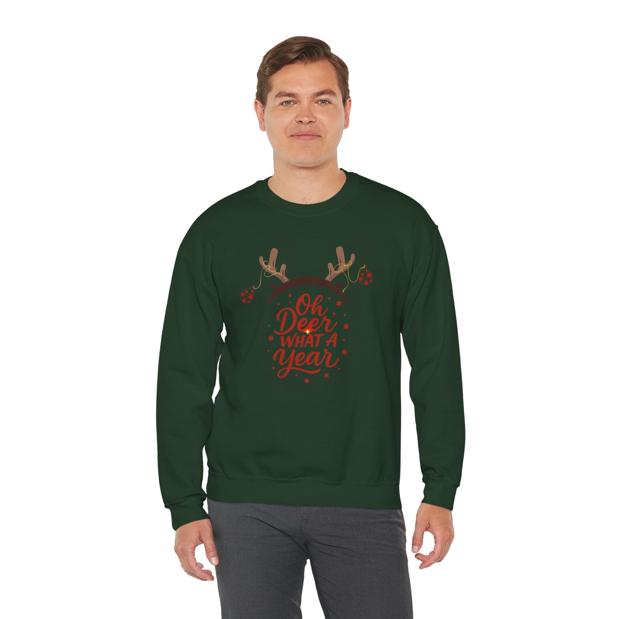 Funny Christmas Sweatshirt — Festive Holiday Crewneck for Him & Her