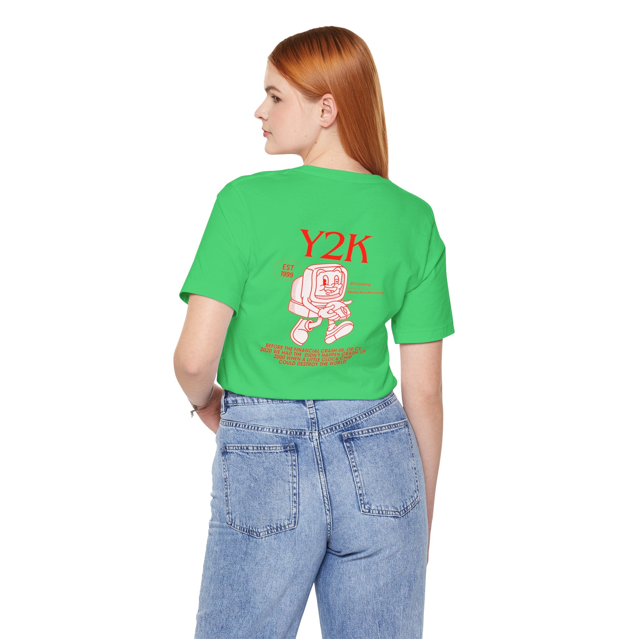 "Y2K NH"  Graphic Tee,  Retro 2000s Unisex, 5 colors