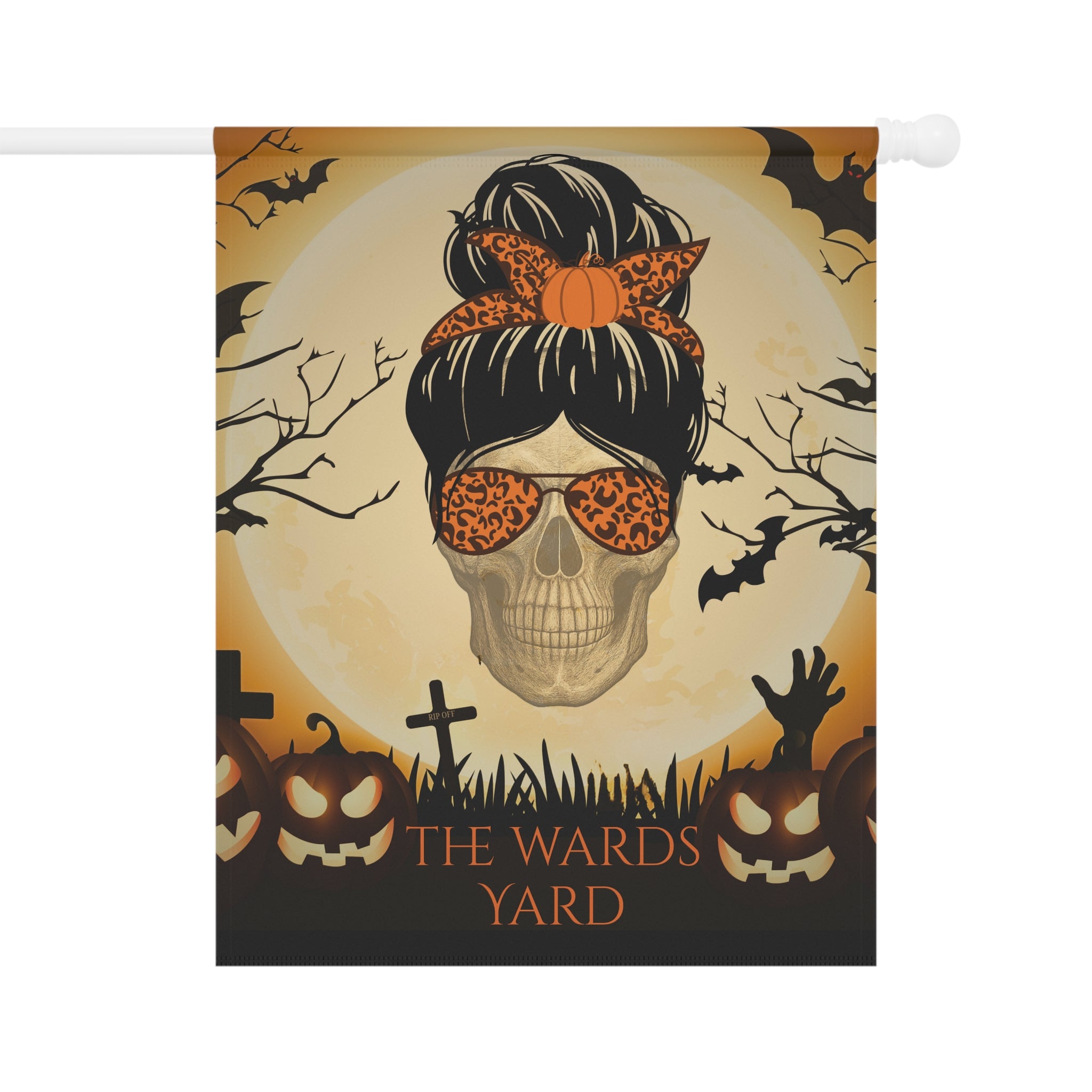 #Mumster, Halloween Spooky Yard Decor or Party Banner, Personalized, Supporting Feed America