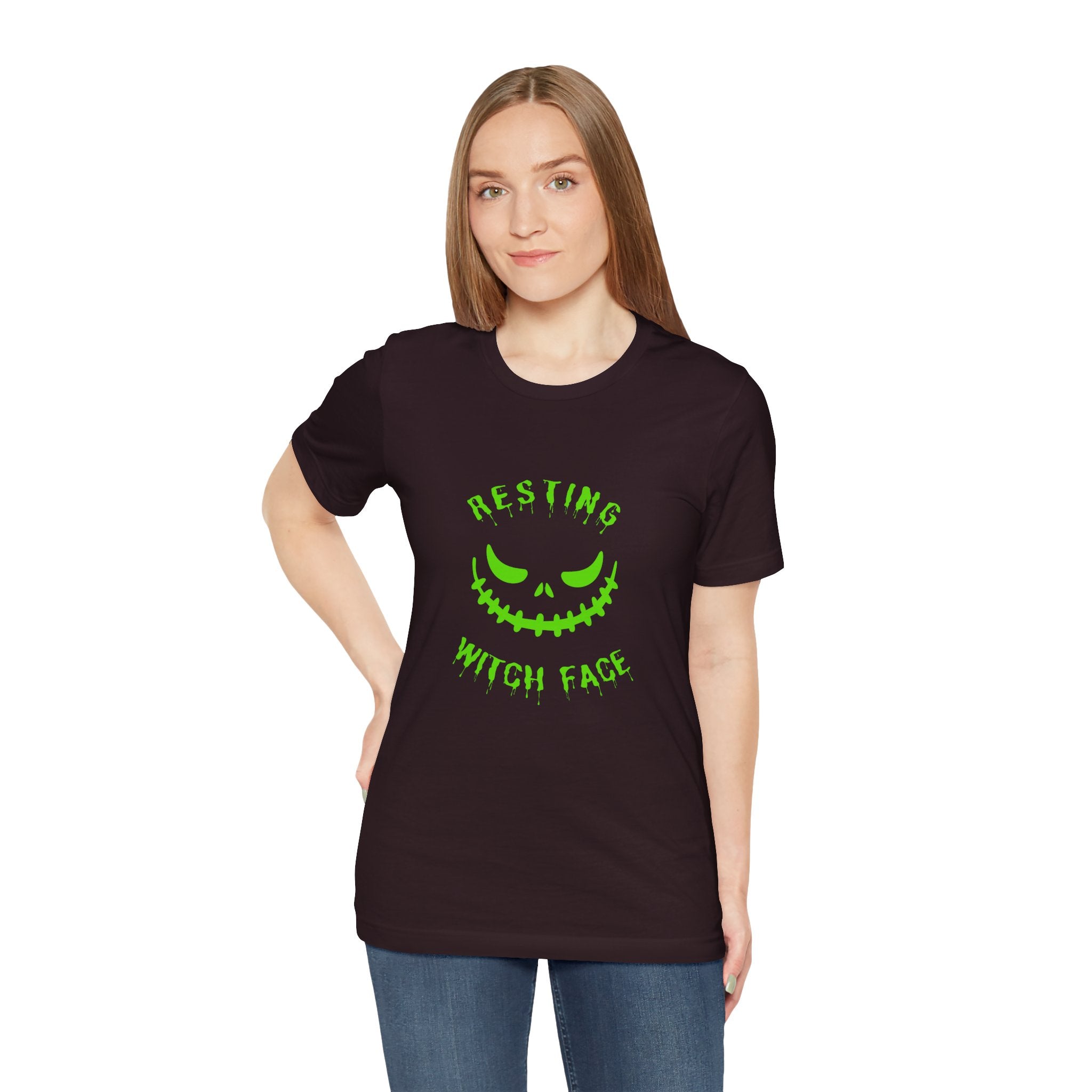 "Resting Witch Face" - Halloween Shirt, Unisex, Personalize