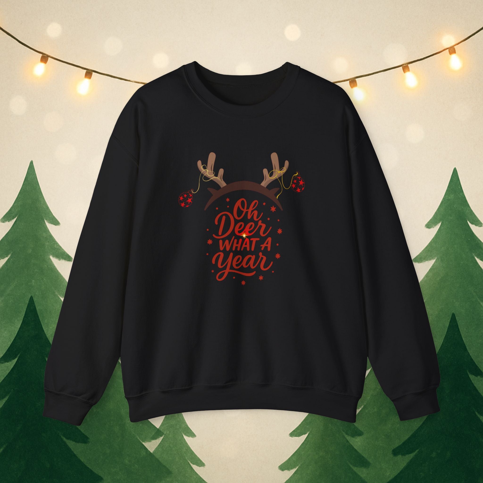 Funny Christmas Sweatshirt — Festive Holiday Crewneck for Him & Her